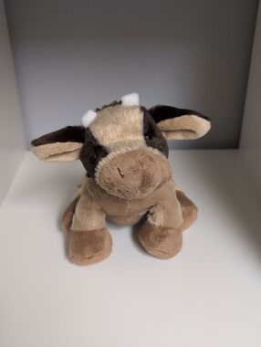 Webkinz Brown Cow GANZ No Code EUC Y2K Collectible Webkinz Plush